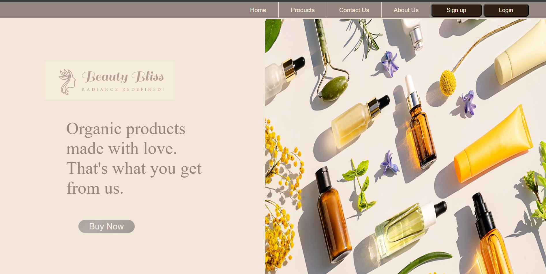 BeautyBliss (E-commerce Beauty Store UI)